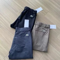 Hochwertige Lacoste Hose Schwarz Nylon Casual Style