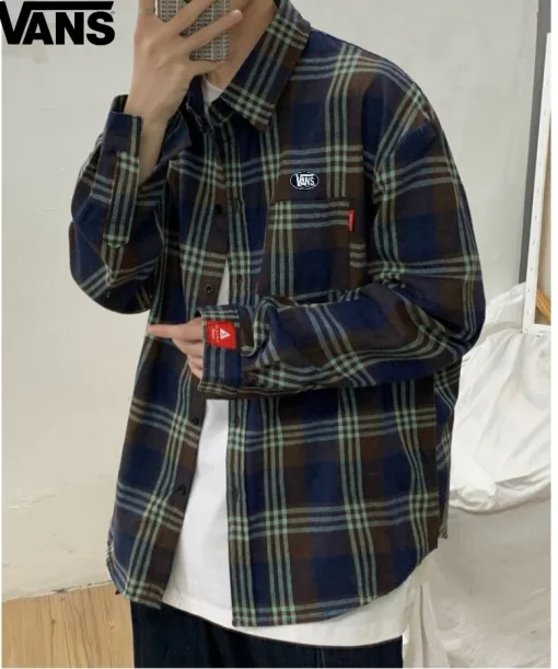 Hochwertige Vans Langarmshirts in Gelb aus der Retro-Kollektion