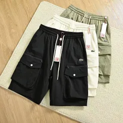 Hochwertige Lacoste Shorts Grün Casual Kollektion