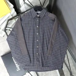 Hochwertige Acne Studios Langarm-Patchwork-Kollektion