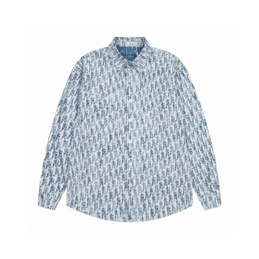 Bestseller Dior Hemden Blau Klassisch Luxus