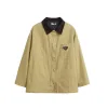 Luxus Prada Mäntel Khaki Classic Luxury