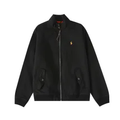 Premium Ralph Lauren Mantel Schwarz Vintage Style