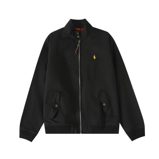 Premium Ralph Lauren Mantel Schwarz Vintage Style