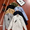 Luxus Ralph Lauren Langarm Weiß Baumwolle Casual Luxus