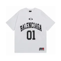 Meistverkaufte Balenciaga Kurzarm Jersey bestickt Stil