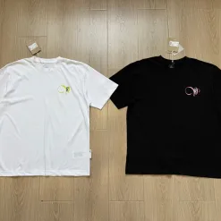 Premium Qualität Express Kurzarm T-Shirts Schwarz Print Luxus