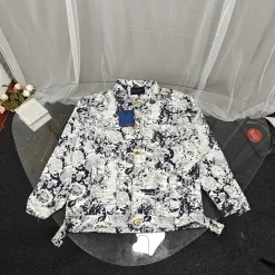 Premium Louis Vuitton Mäntel Denim Logo Luxus