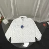 Premium Louis Vuitton Mäntel im Denim-Jacquard-Stil