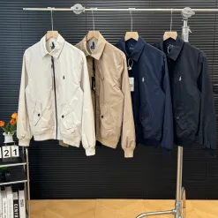 Luxus Ralph Lauren Mantel Khaki Klassischer Stil