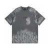 Luxus Balenciaga Kurzarm Baumwolle Logo Luxus