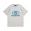 Premium Qualität Balenciaga Kurzarm Baumwolle Logo Luxus