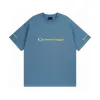 Luxuriöse Balenciaga Kurzarm-Baumwoll-Logo-Kollektion