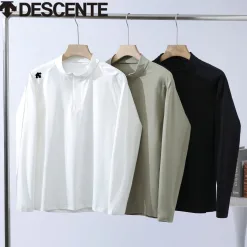 Premium Descente Langarmshirt im Logo-Stil
