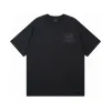 Premium Balenciaga Kurzarm Baumwolle Bestickt Luxus