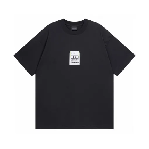 Premium Balenciaga Kurzarm-Kollektion aus Baumwolle mit Print