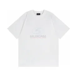 Hochwertiges Balenciaga Kurzarm-Logo Luxus