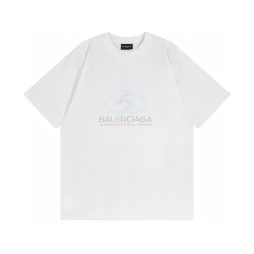 Hochwertiges Balenciaga Kurzarm-Logo Luxus
