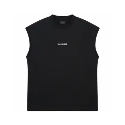 Hochwertige Balenciaga-Kollektion mit kurzen Ärmeln im Used-Look