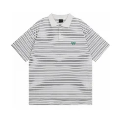 Premium Balenciaga Kurzarm-Kollektion aus gestreifter Baumwolle
