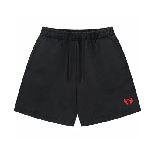Hochwertige Balenciaga Shorts im gewaschenen Baumwollstil