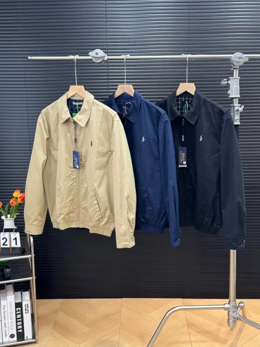 Luxus Ralph Lauren Mantel Khaki Baumwolle Classic Collection