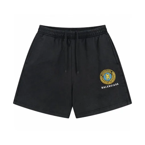 Luxuriöse Balenciaga Shorts aus gewaschener Baumwolle