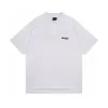 Luxuriöses, kurzärmliges, besticktes Baumwoll-Shirt von Balenciaga