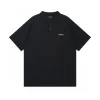 Luxuriöse Balenciaga Kurzarm-Baumwoll-Logo-Kollektion