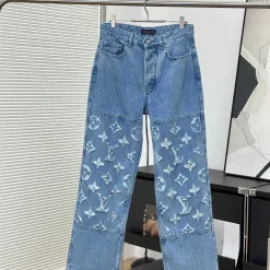 Bestseller Louis Vuitton Jeans Blue Denim Washed Style