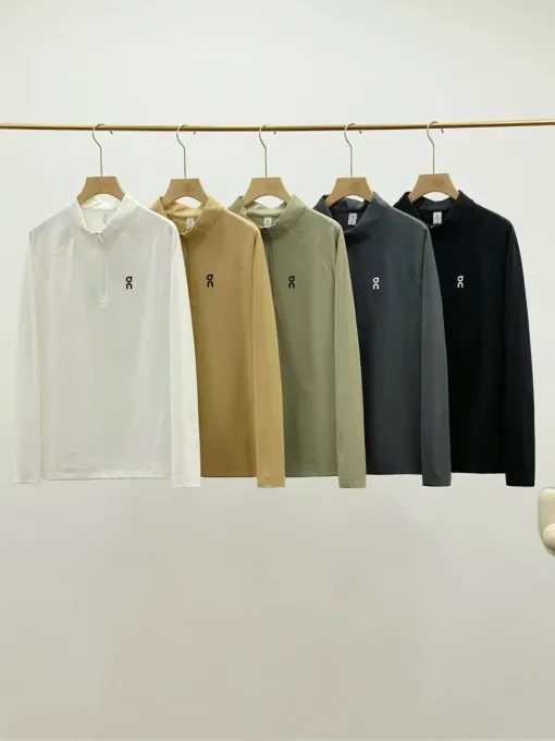 Premium Descente Langarm Schwarz Casual Style