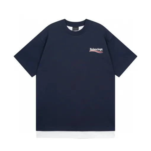 Premium Qualität Balenciaga Kurzarm Baumwolle Klassischer Stil