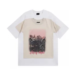 Luxus Balenciaga Kurzarm Baumwolle Atmungsaktiv Stil