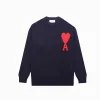 Premium Qualität Ami Pullover Schwarz Klassischer Stil