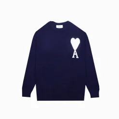 Bestseller Ami Pullover Blau Classic Kollektion