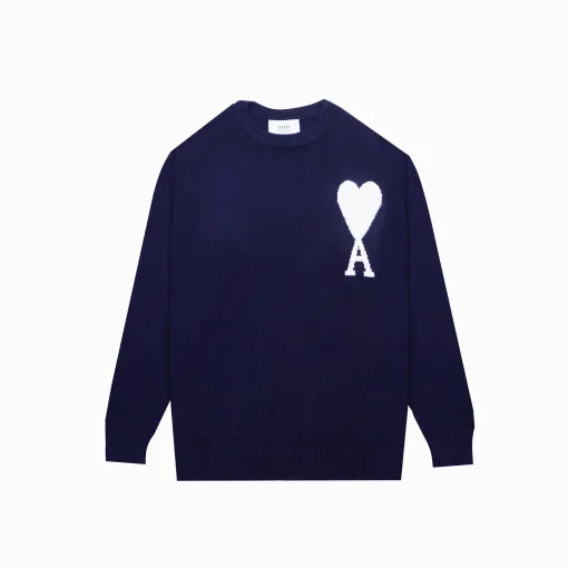 Bestseller Ami Pullover Blau Classic Kollektion