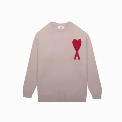 Bestseller Ami Pullover Khaki Classic Luxury