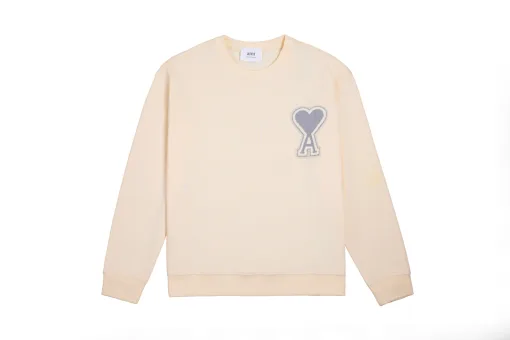 Premium Qualität Ami Sweatshirts Baumwolle Klassischer Stil