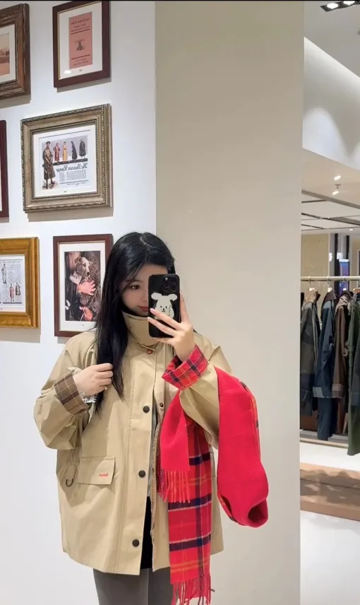 Bestseller Barbour Jacke Khaki Kaschmir Urban Style