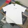 Hochwertige Nike Kurzarm-Logo-Luxus-Baumwolle in Schwarz