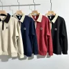 Premium Fila Langarmshirt aus schwarzer Baumwolle im Retro-Stil