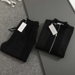Luxus-Hose von Dior im schwarzen Jacquard-Stil