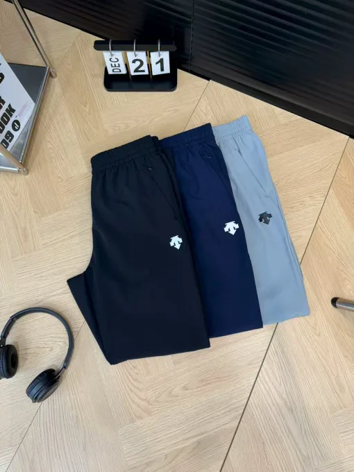 Hochwertige Descente-Hose, schwarze Logo-Kollektion