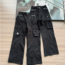 Premium Fila Hose Schwarz Stickerei Luxus