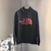 Premium Qualität The North Face Sweatshirts Rot Baumwolle Logo Stil