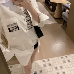 Premium Dior T-Shirt Strass Luxus