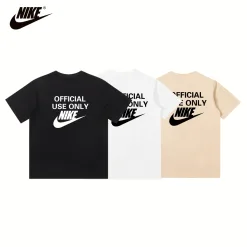 Hochwertiges Nike T-Shirt Schwarz Baumwolle Logo Luxus