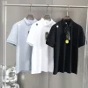 Luxus-Poloshirt Descente in Schwarz im klassischen Stil