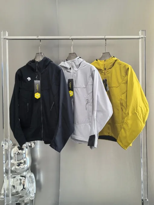 Premium Qualität Descente Jogginghose Schwarz Fleece Atmungsaktiv Luxus