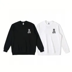 Hochwertiger Nike Hoodie aus schwarzer Baumwolle im klassischen Stil
